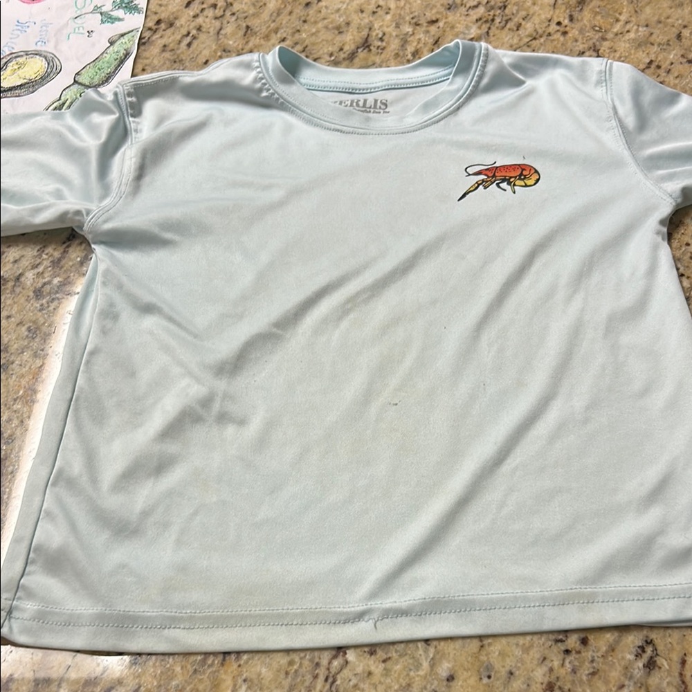 Kids Light Blue Graphic T-Shirt